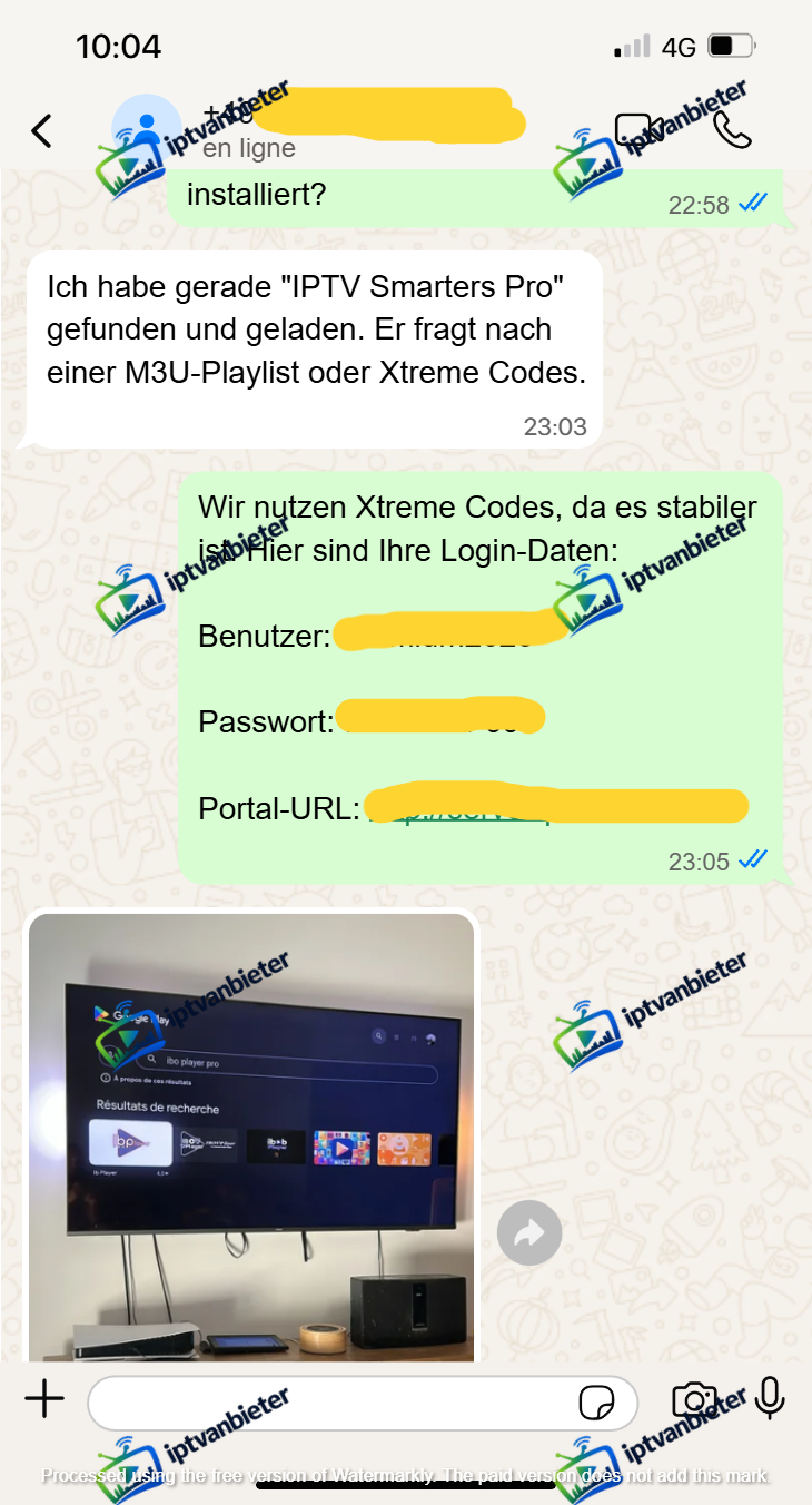 WhatsApp Xtream Codes Screenshot 2