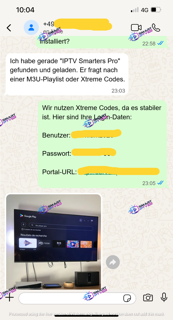 WhatsApp Xtream Codes Screenshot 2