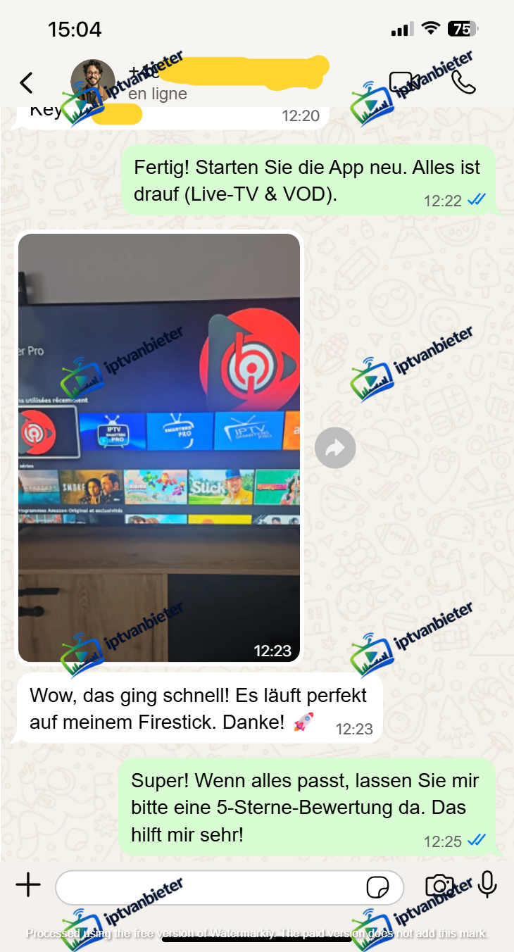 WhatsApp Erfolg Screenshot 4