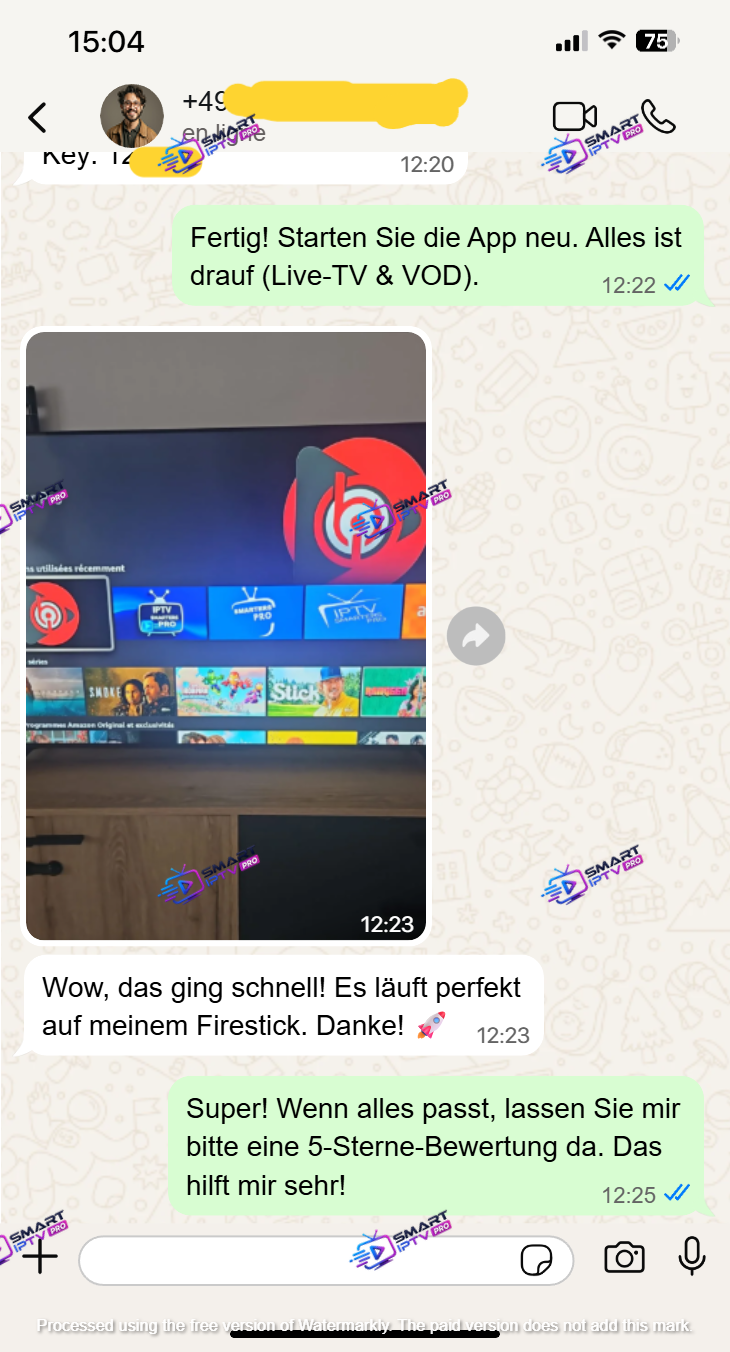 WhatsApp Erfolg Screenshot 4